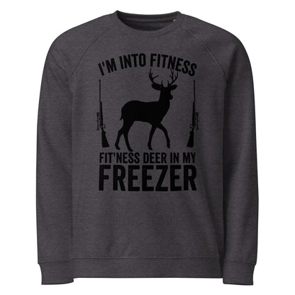 deer hunting sweatshirt men, Im into fitness fitness shirt, funny hunting sweatshirt men, gift for hunter, hunting gifts for men