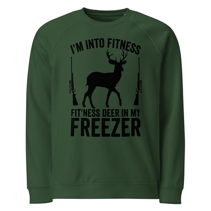 deer hunting sweatshirt men, Im into fitness fitness shirt, funny hunting sweatshirt men, gift for hunter, hunting gifts for men
