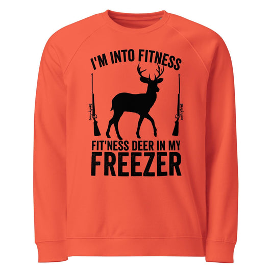 deer hunting sweatshirt men, Im into fitness fitness shirt, funny hunting sweatshirt men, gift for hunter, hunting gifts for men