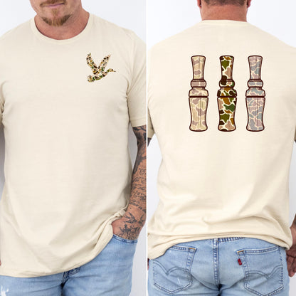 Camo Duck Hunter Tee: Unisex Hunting Season Apparel