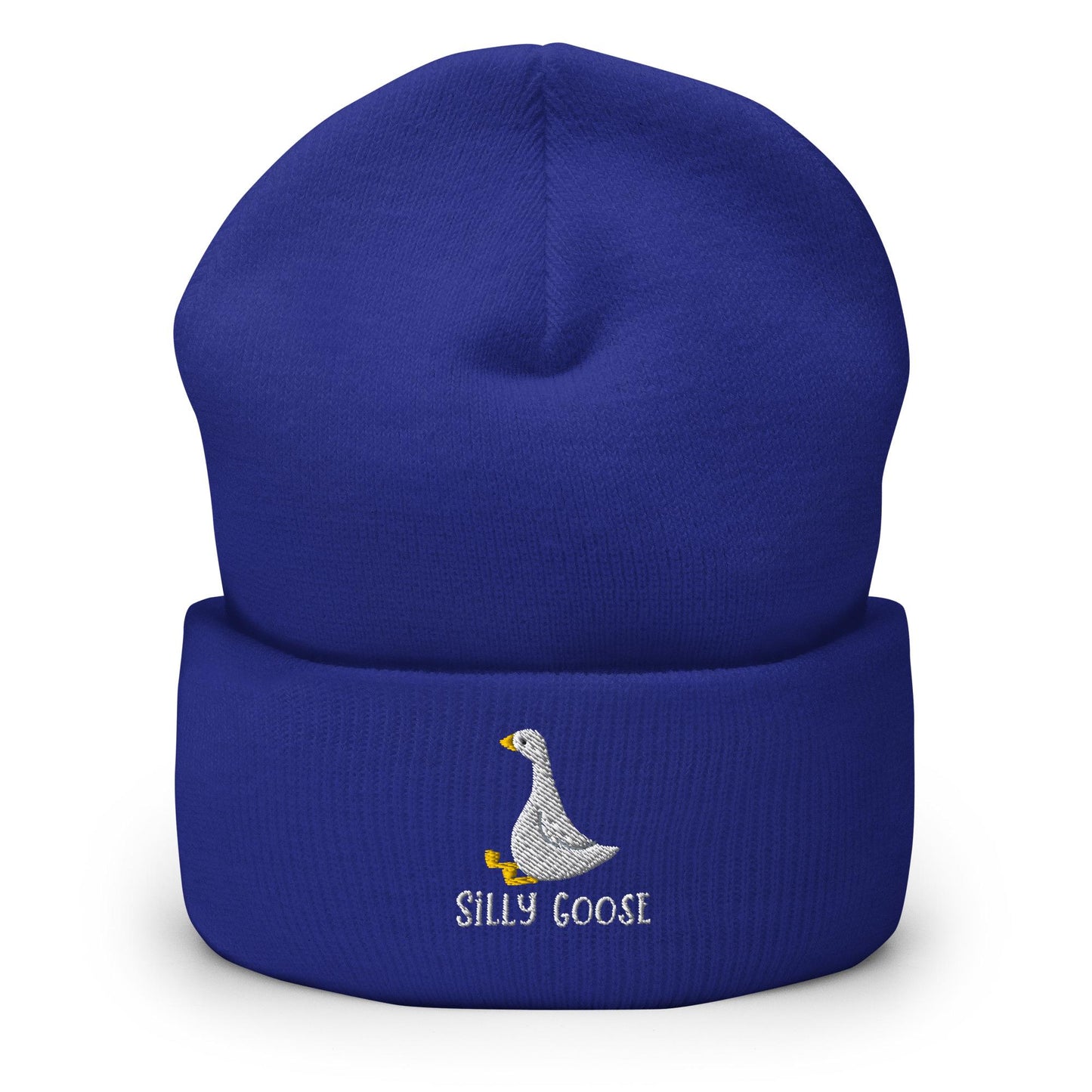 Silly Goose Beanie, Embroidered Silly Goose Winter Hat, Goose Lover Toque
