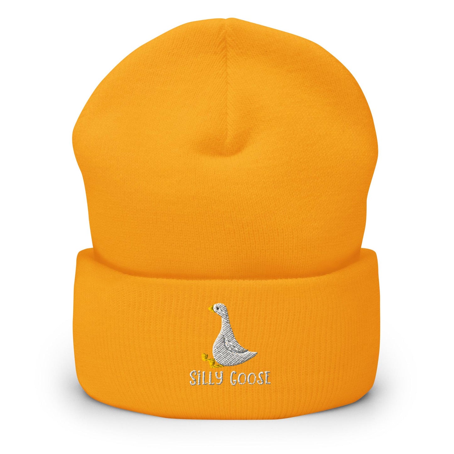 Silly Goose Beanie, Embroidered Silly Goose Winter Hat, Goose Lover Toque