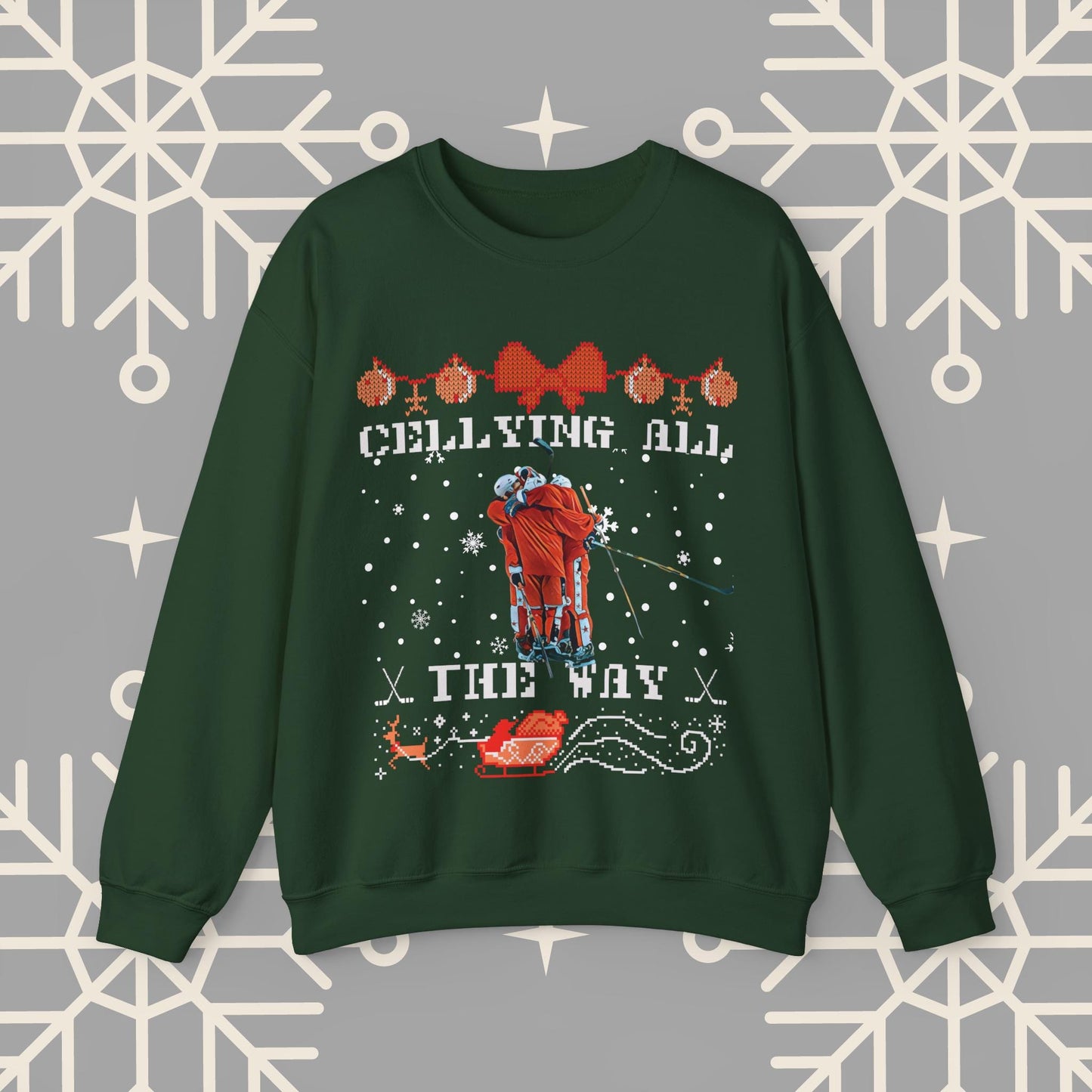 Ugly Hockey Christmas Sweatshirt, Funny Christmas , Hockey Christmas , Hockey Shirt, Hockey Christmas Gifts.
