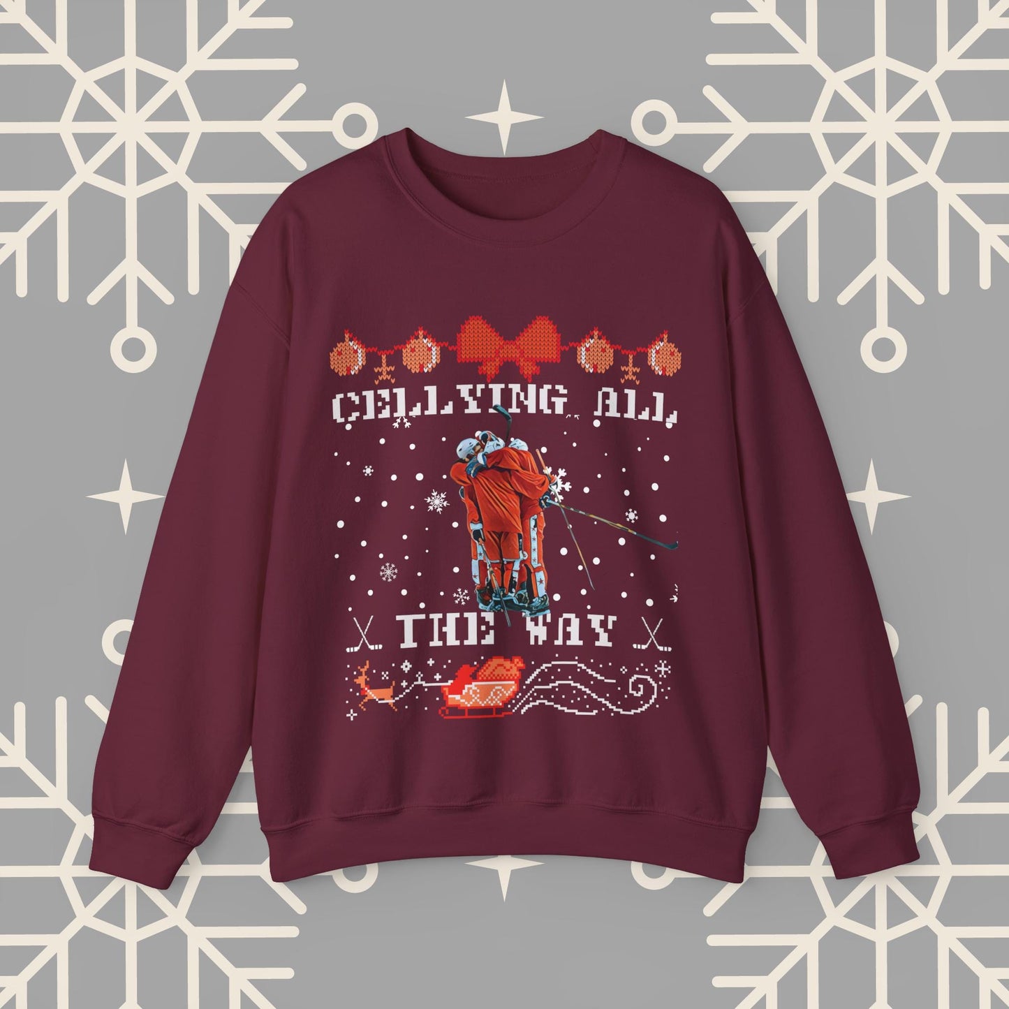 Ugly Hockey Christmas Sweatshirt, Funny Christmas , Hockey Christmas , Hockey Shirt, Hockey Christmas Gifts.