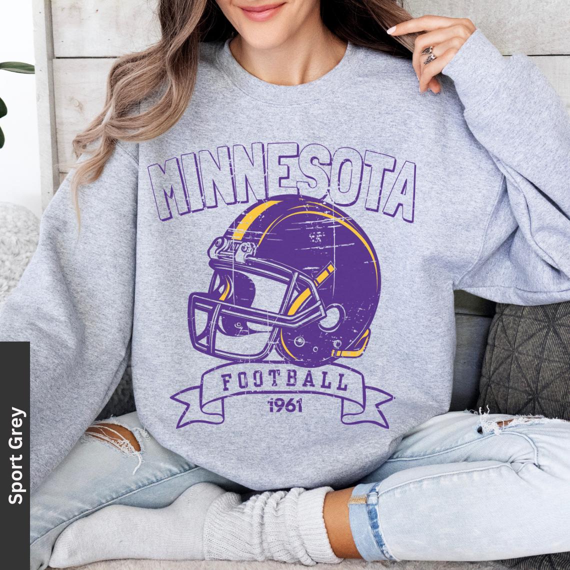 Minnesota Football Fashion Style Sweatshirt, Game Day Shirt, Minnesota Team Football Shirt, Sunday Minnesota, Minnesota Football