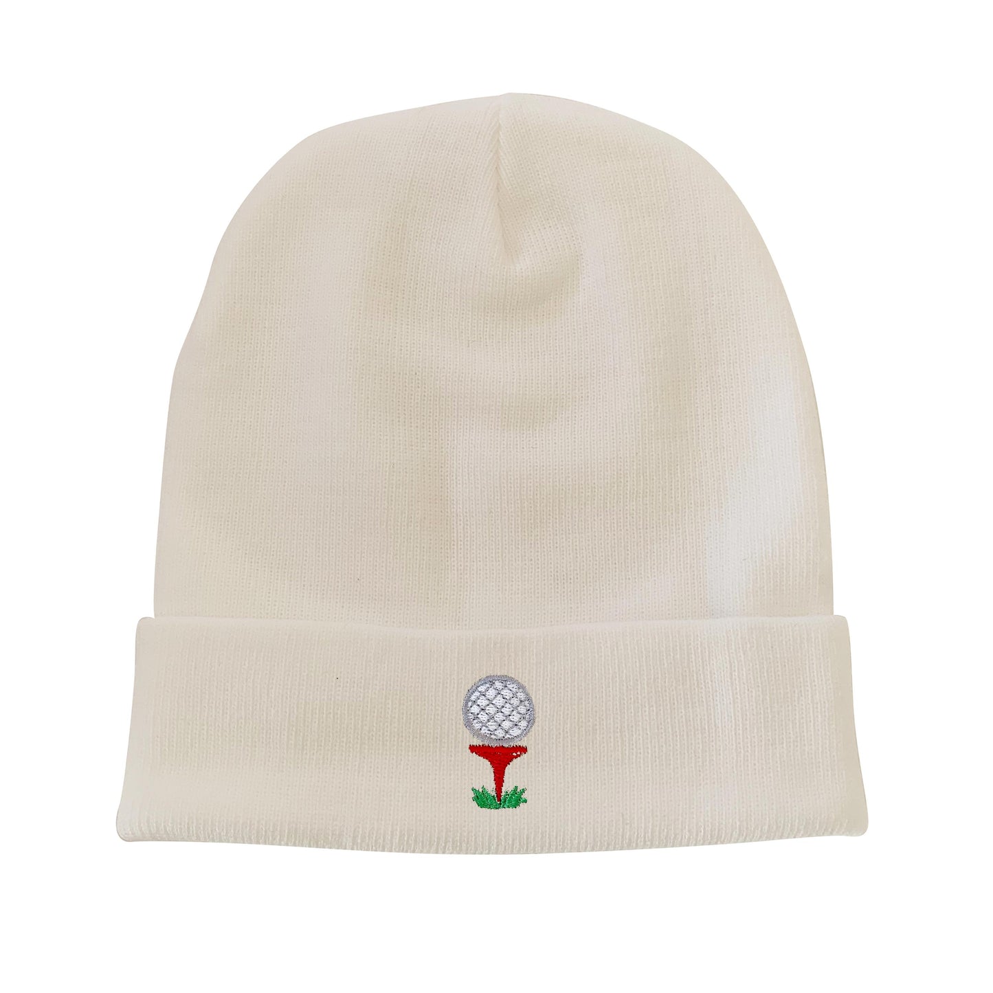 Golf Ball Embroidered Beanie Winter Beanie