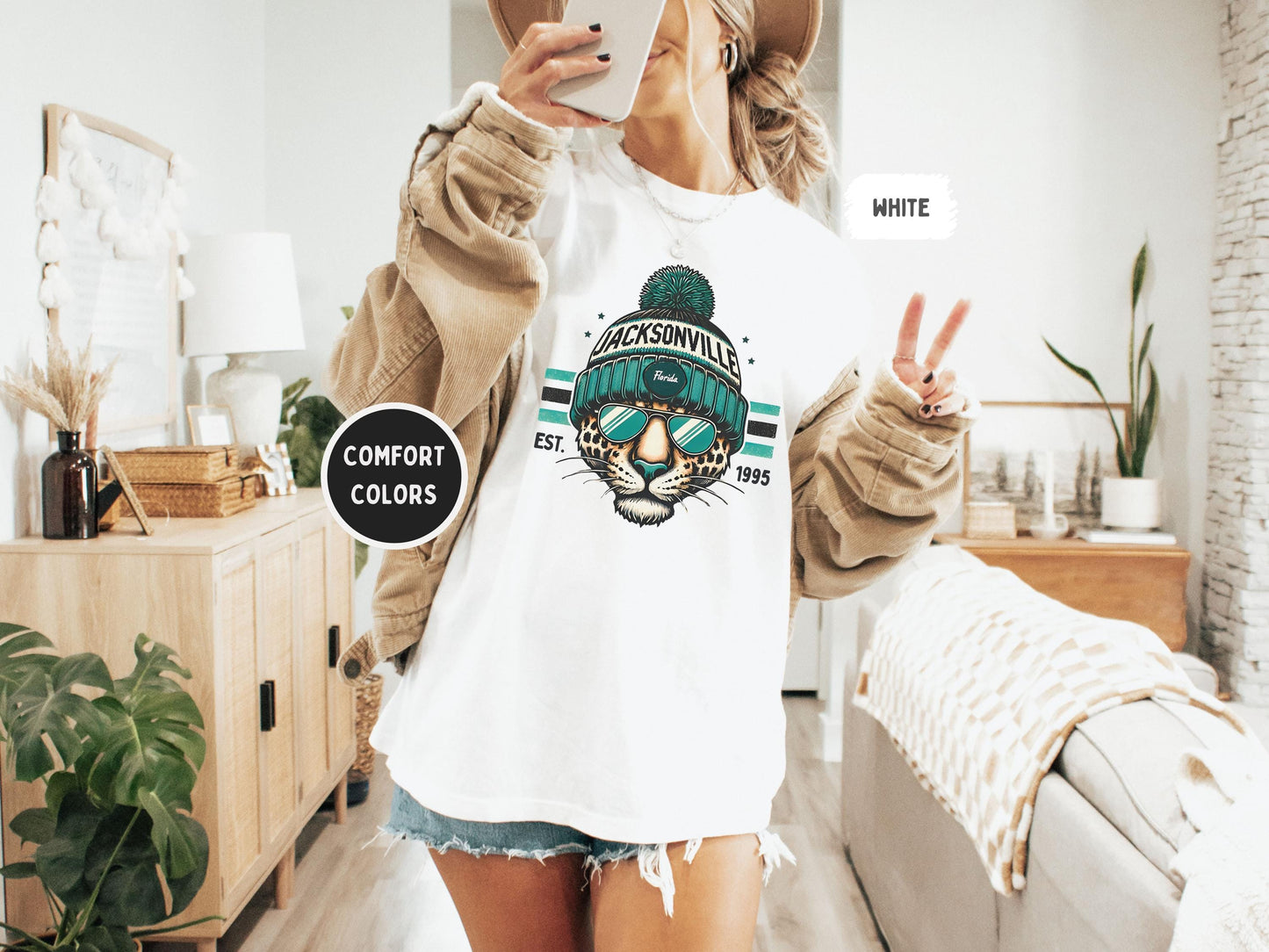 Jacksonville Football 90s Style Sweatshirt, Retro Jacksonville Football Shirt, Jacksonville Fan Shirt, Sunday Football Tee, Game Day Shirt