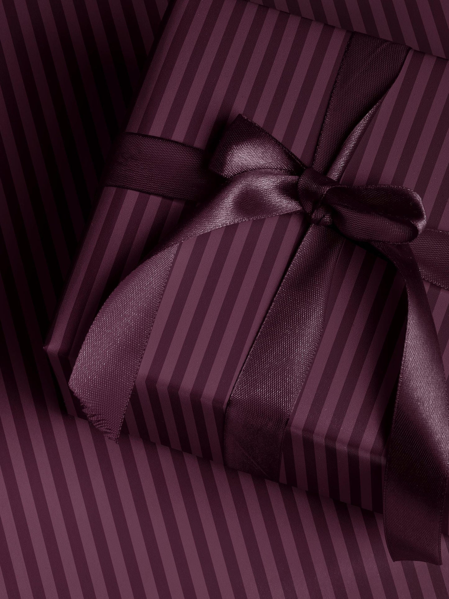 Plum Stripe Wrapping Paper Purple Gift Wrap Christmas Wrapping Paper Holiday Gift for Daughter Baby Shower Gift Wrap Kid Birthday Party