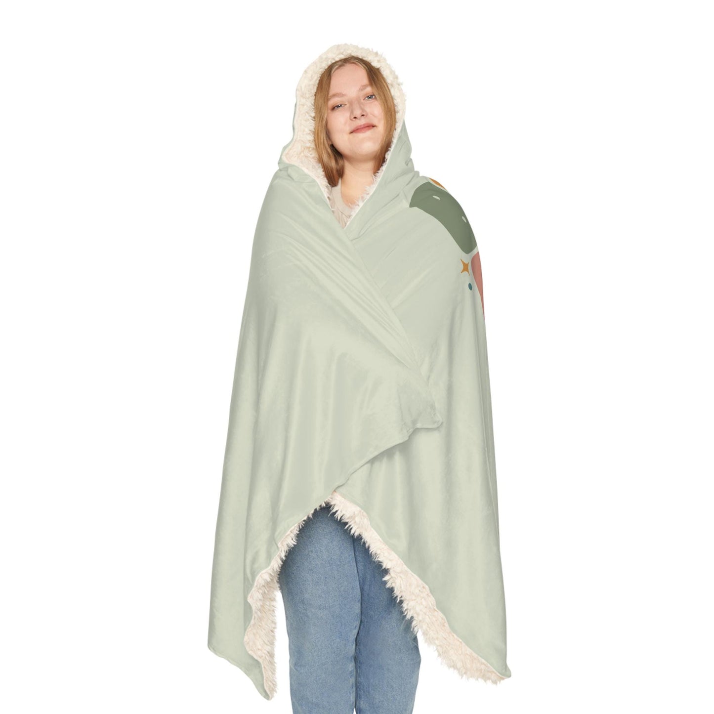 Books Are My love Language Hooded Blanket | Reading Blanket | Wearable Blanket | Hoodie Blanket | Snuggle Blanket | Sherpa Blanket