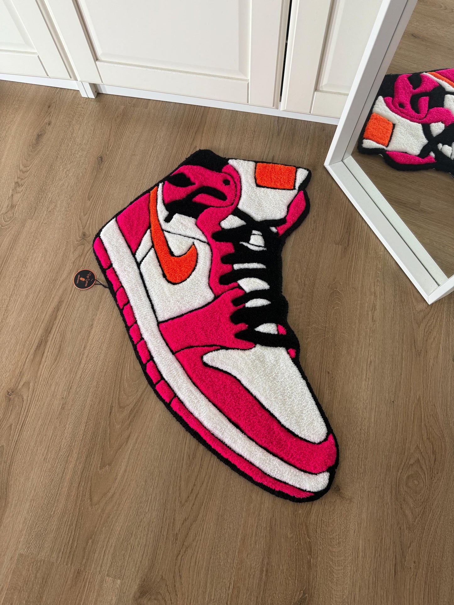 Hand Tufted Sneaker Rug: Custom Streetwear Rug (78x59cm)