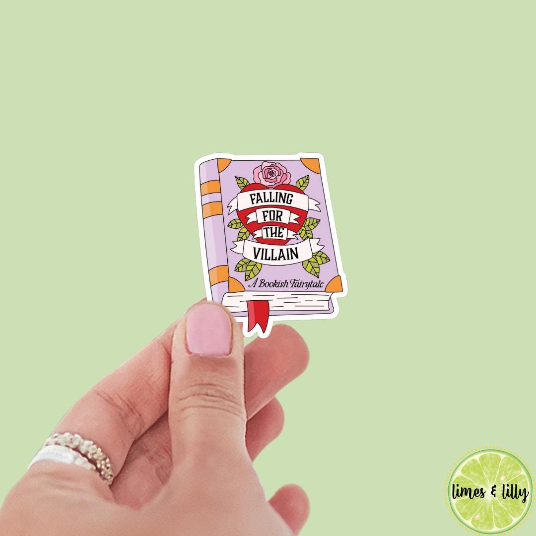Falling for the Villain Book Sticker | Bookish stickers | kindle stickers | laptop | spicy romance | smutty