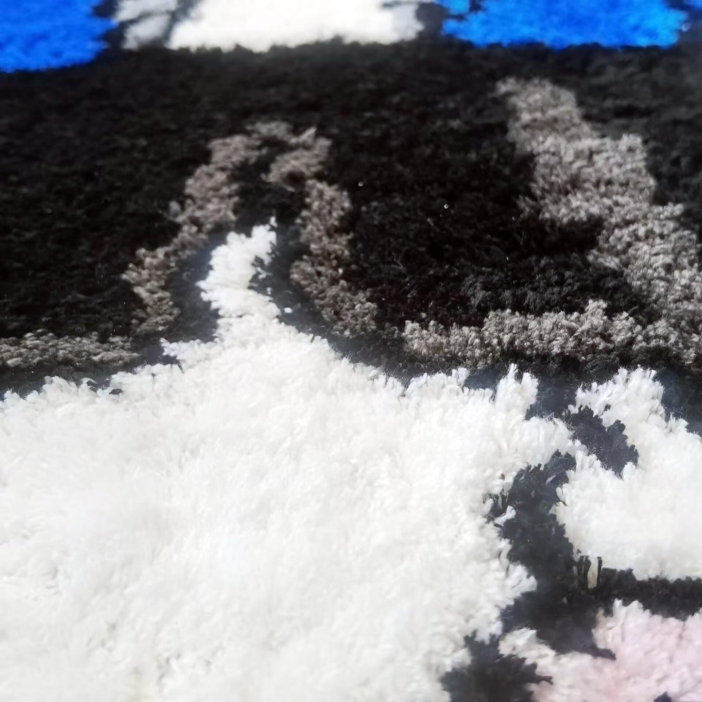 Undertale Sans Tufted Rug Custom Anime Game Design Knitting Handmade Non-slip Area Rugs Home Decor