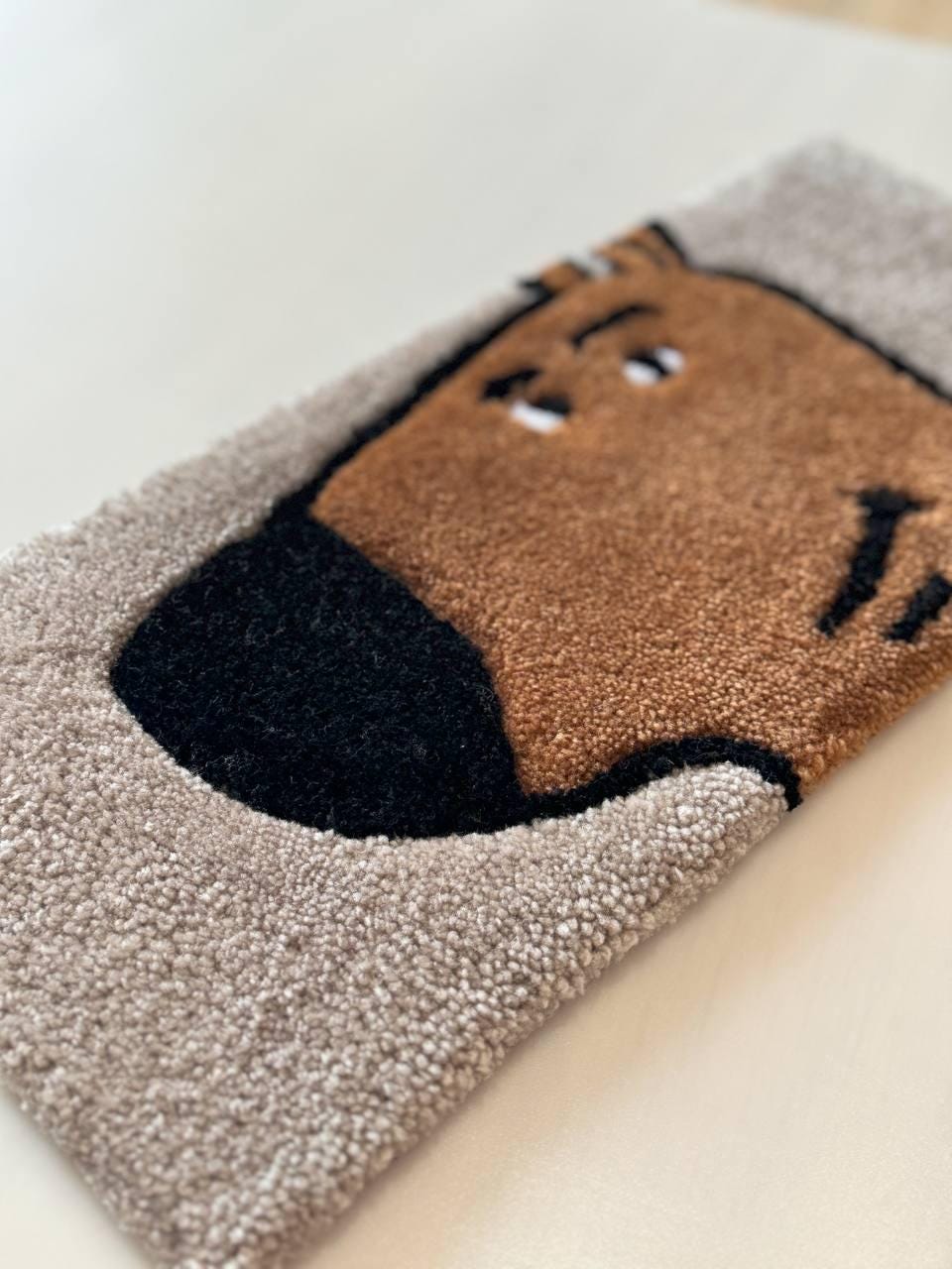 Chill Guy Keyboard tufted keyboard rug keyboard rest Custom rug Fluffy Rug keyboard mat fuzzy desk carpet handmade rug desk rug cute rug mug