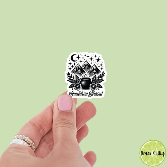 ACOTAR Cauldron Blessed Sticker, Kindle Sticker, Bookish Sticker, Book Sticker, Gift For Bookworms, Book Lover, ACOMAF, Book Inspired