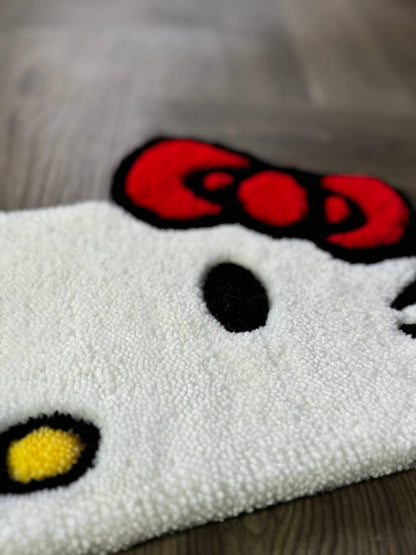 Keyboard rug  Keyboard Anime hand tufted rug Custom rug Fluffy Rug keyboard mat unique rug desk rug keyboard rest Cool rug cute rug cat rug