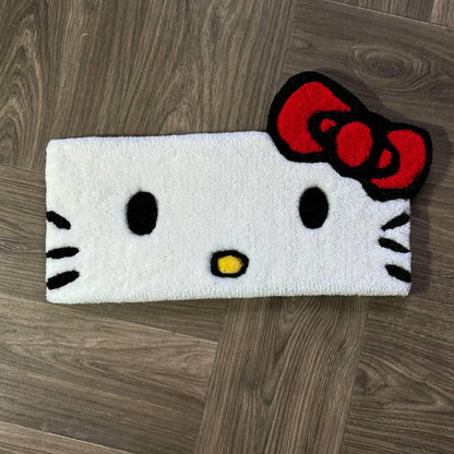 Keyboard rug  Keyboard Anime hand tufted rug Custom rug Fluffy Rug keyboard mat unique rug desk rug keyboard rest Cool rug cute rug cat rug