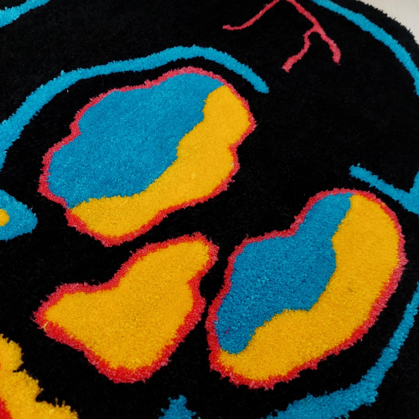 Skull Rug,Tufted Rug,Gothic Rug,Living Room Rug,Fear Rug,Fear Decor,Custom Rug,Modern Rug,Black Rug,Custom Gifts,Skeleton Rug,Satanic Rug