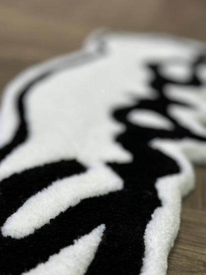 Custom Rug Tufted Rugs for bedroom aesthetic Gifts for him Car rugs Logo rug Toyota supra rug Man cave decor Garage decor Hotwheels rug jdm