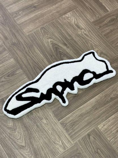 Custom Rug Tufted Rugs for bedroom aesthetic Gifts for him Car rugs Logo rug Toyota supra rug Man cave decor Garage decor Hotwheels rug jdm