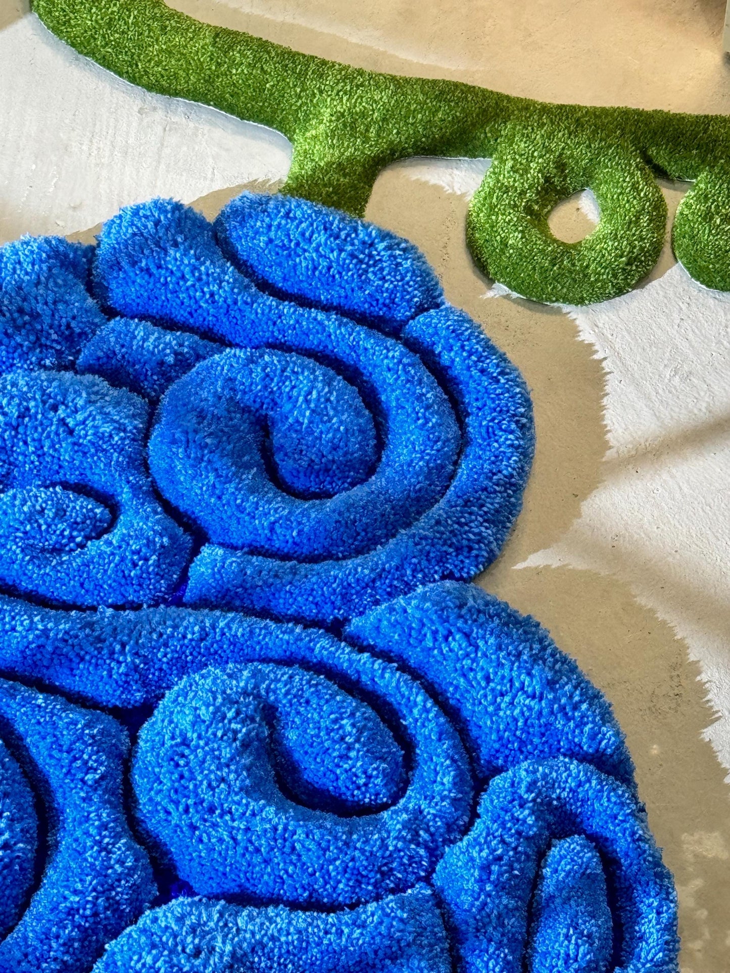 Anime themed 3D Tufted Rug, Handmade Fluffy Rug, Anime Rug, Anime Fan Gift, Plush Rug