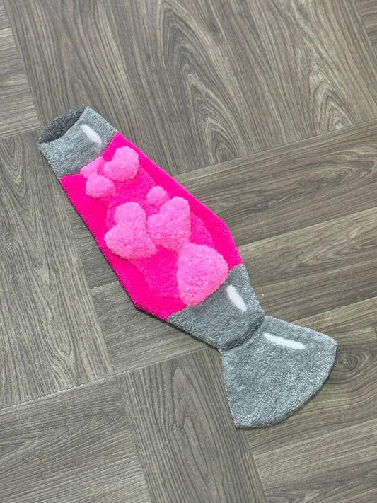 3D Lava Lamp rug Hand tufted rug cute rug custom rug Rugs for bedroom aesthetic custom lava lamp valentines day rug mug rug funky rug kids