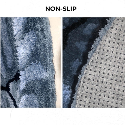 Cat Shape Rug for Children's Room Decoration Door Mat Gray Brown Living Room Bathroom Area Rug