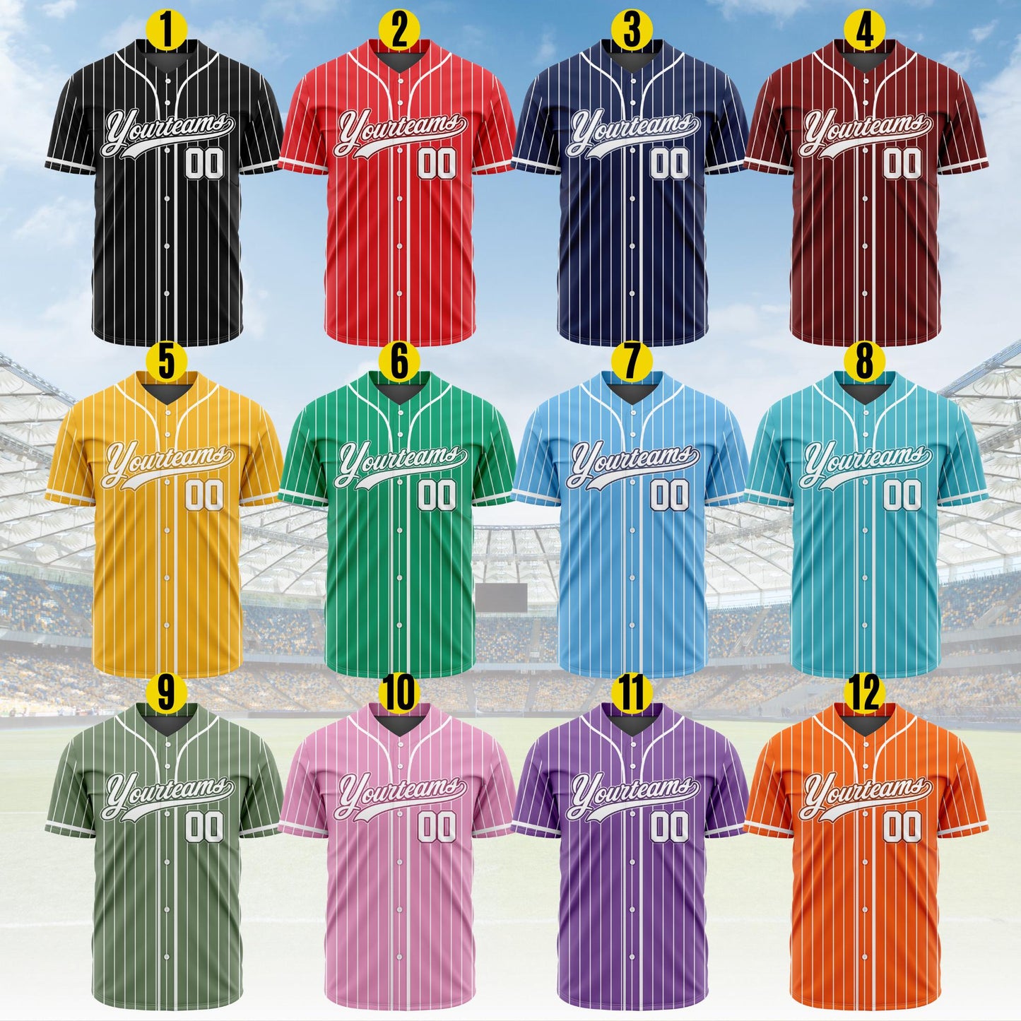 Personalized Team Name And Number Baseball Jersey,Custom Baseball Jersey Shirt, Baseball Jersey Uniform For Fans Baseball Lovers B2