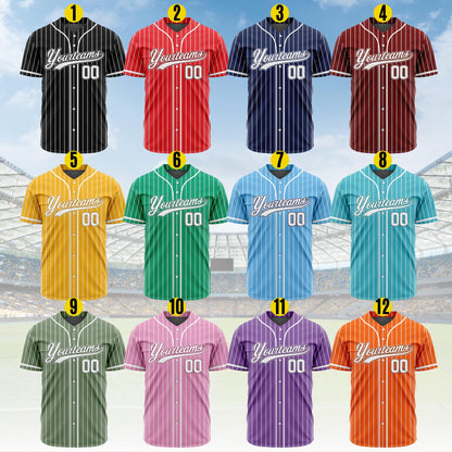 Personalized Team Name And Number Baseball Jersey,Custom Baseball Jersey Shirt, Baseball Jersey Uniform For Fans Baseball Lovers B2