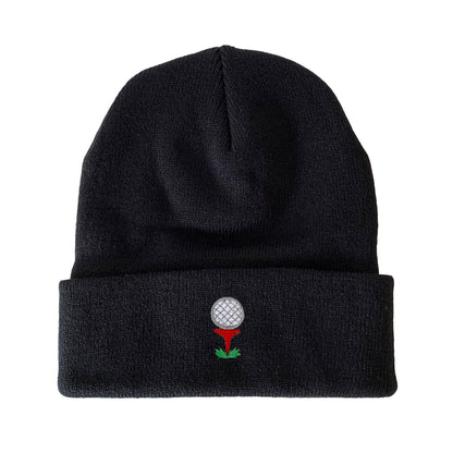 Golf Ball Embroidered Beanie Winter Beanie