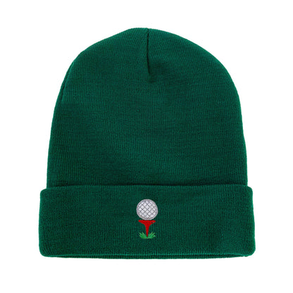 Golf Ball Embroidered Beanie Winter Beanie