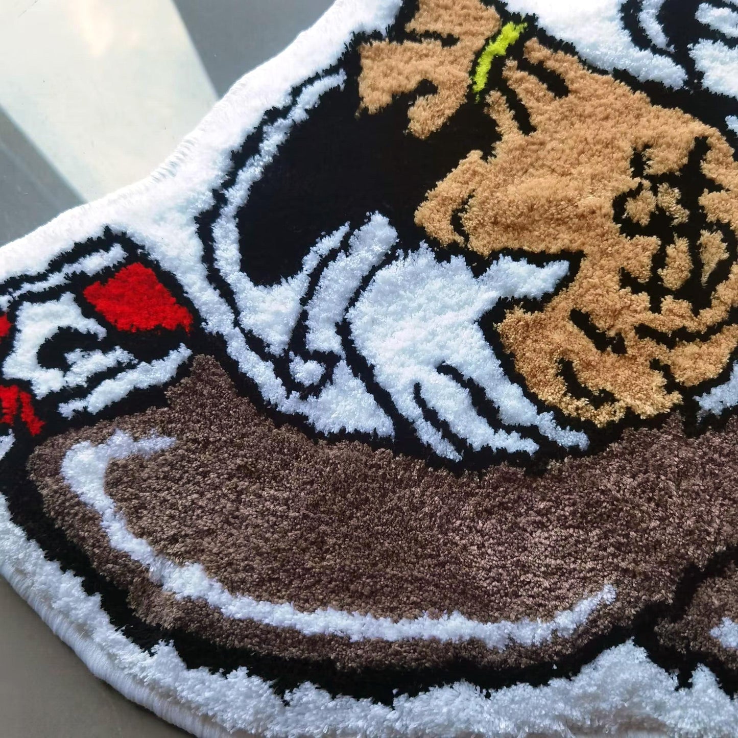 Alec Monopoly Hypebeast Tufted Rug Custom Anime Game Design Knitting Handmade Non-slip Area Rugs Home Decor