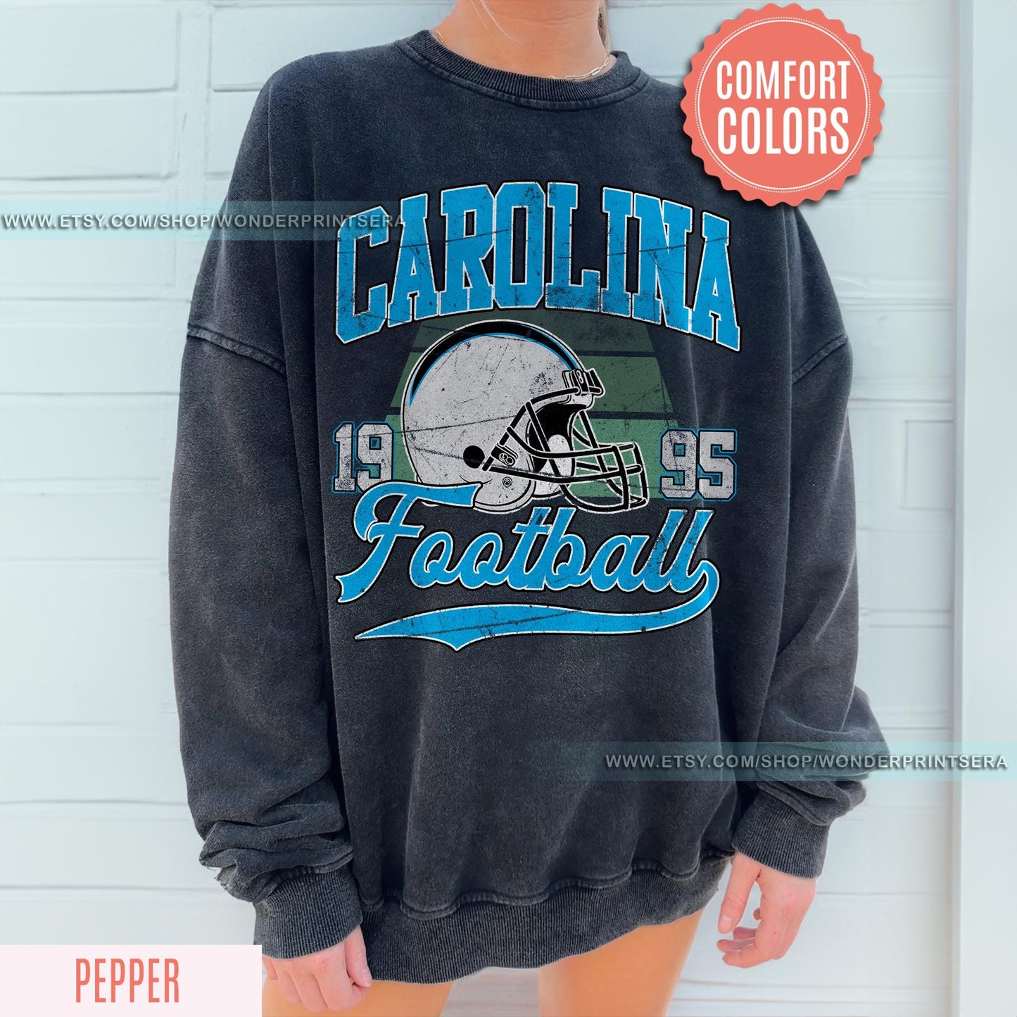Carolina Football Sweatshirt, Retro Sports Fan Shirt, Trendy Game Day Gift Tee, Carolina Mascot Sweatshirt, Carolina Football Fan Shirt
