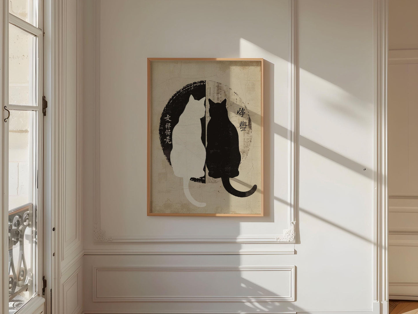 Japanese Cats lovers Poster, Japanese cats art print, Cat Lovers Gift, Japanese VIntage Wall Art, Animal wall art ptint, Gift Idea for her