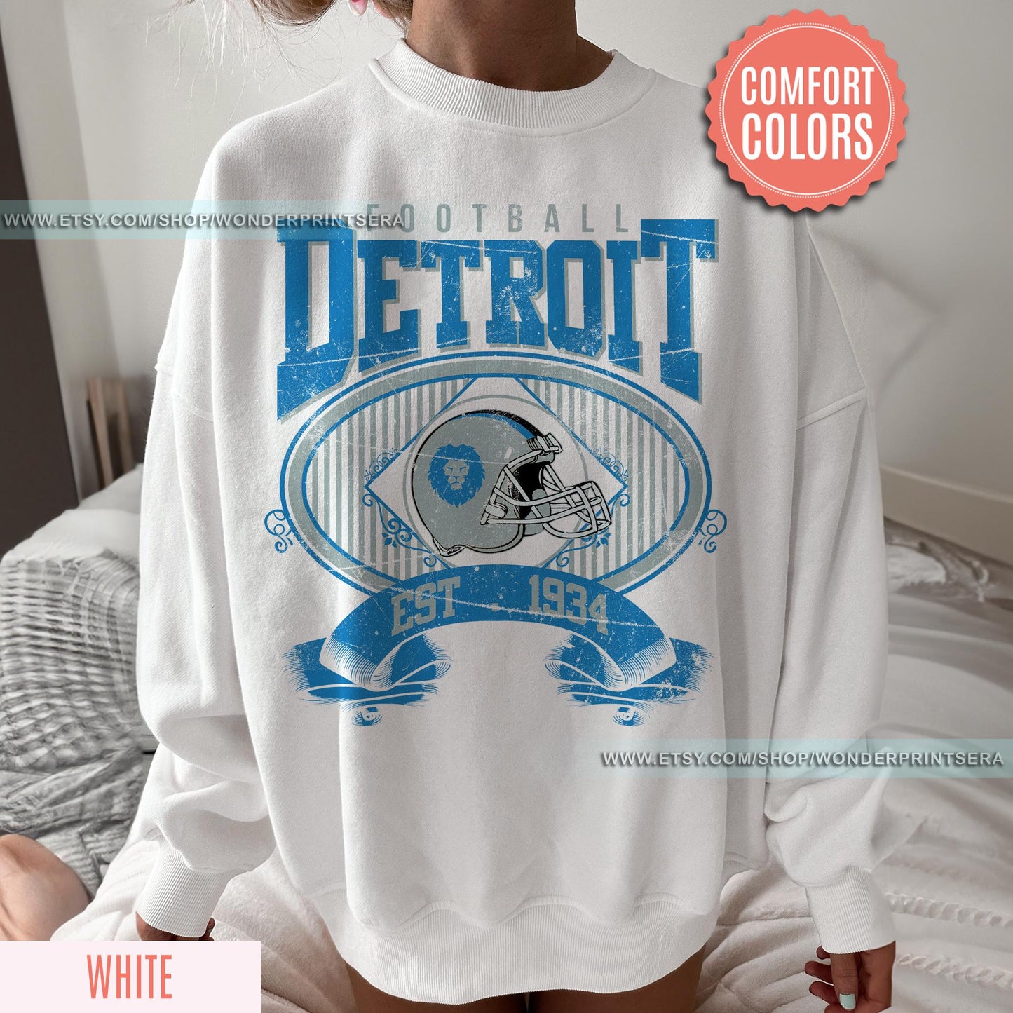 Detroit Football Vintage Style Shirt, Detroit Football Sweatshirt, Detroit Football Shirt, Detroit T-shirt, Sunday Football, Gameday Shirt