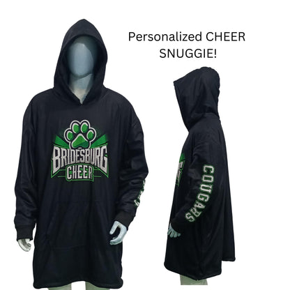 Custom Wearable Blanket, Cozy Hoodie blanket with sleeves, Fleece hooded blanket with sleeves, personalized blanket with sleeves, snuggie