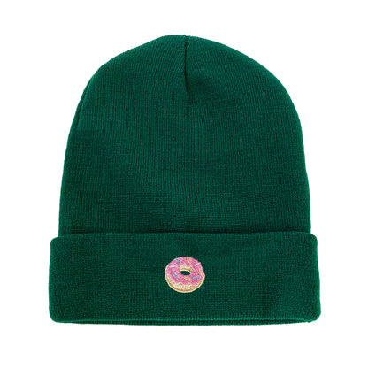 Donut Embroidered Beanie Doughnut Winter Beanie