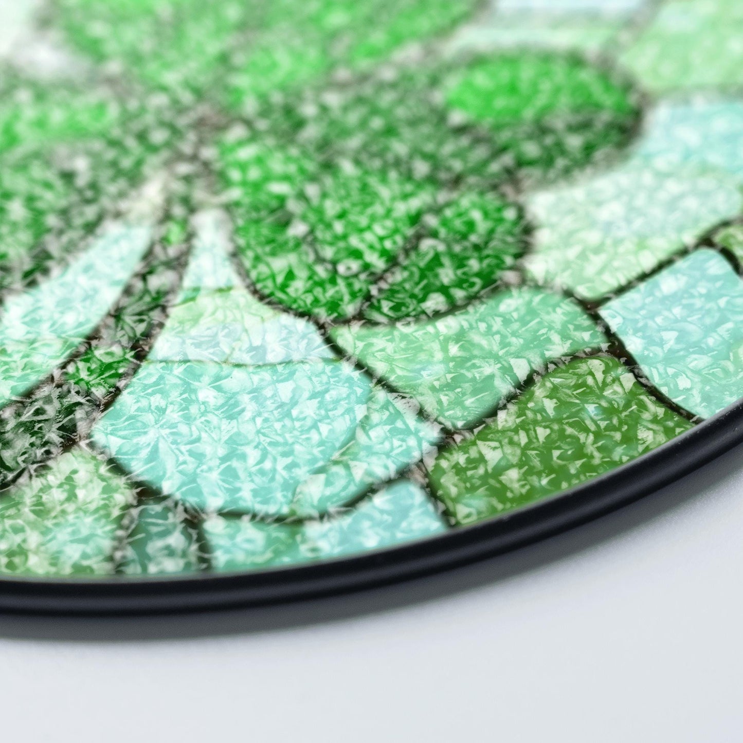 Shamrock Stained Glass Suncatcher Green Glass Window Decoration Gift for St. Patrick's Day