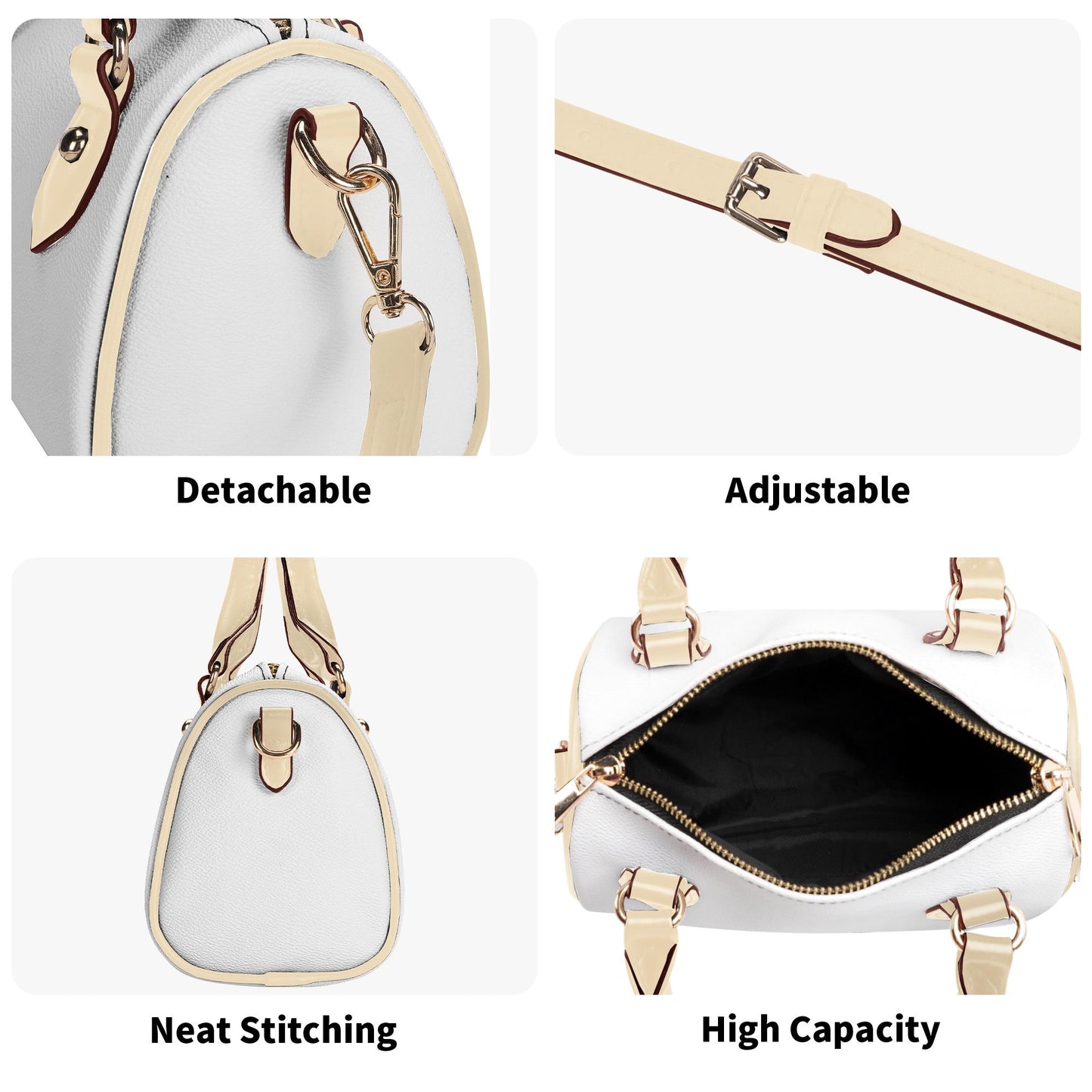 Sage Garden Grace Mini Handbag | Leather Boston Bag | Top Handle Shoulder Bag | Unique Gift | Mini Boston Bag