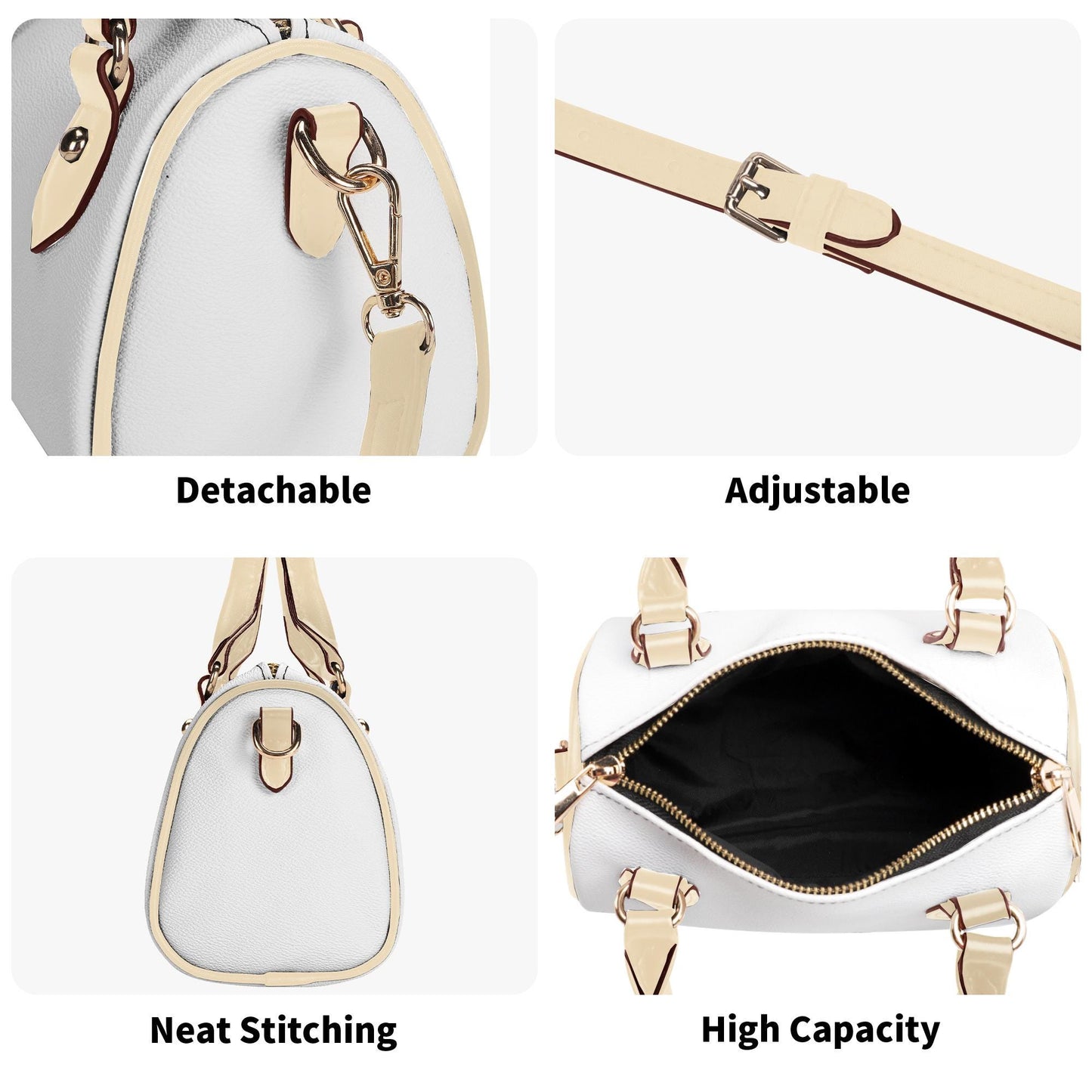 Sage Garden Grace Mini Handbag | Leather Boston Bag | Top Handle Shoulder Bag | Unique Gift | Mini Boston Bag