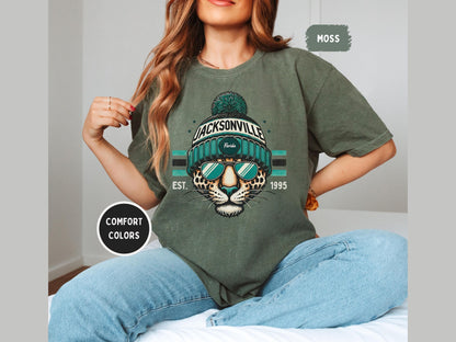 Jacksonville Football 90s Style Sweatshirt, Retro Jacksonville Football Shirt, Jacksonville Fan Shirt, Sunday Football Tee, Game Day Shirt