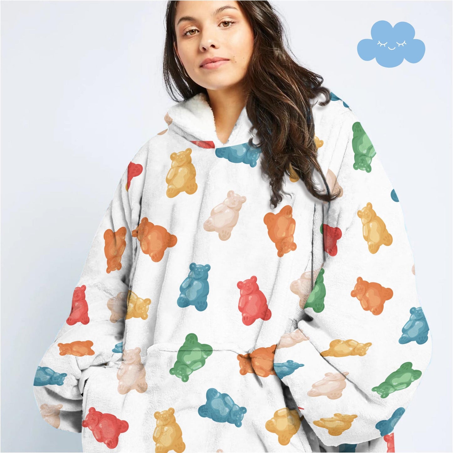 Gummy Bear Hooded Blanket - Unisex Hoodie