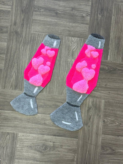 3D Lava Lamp rug Hand tufted rug cute rug custom rug Rugs for bedroom aesthetic custom lava lamp valentines day rug mug rug funky rug kids
