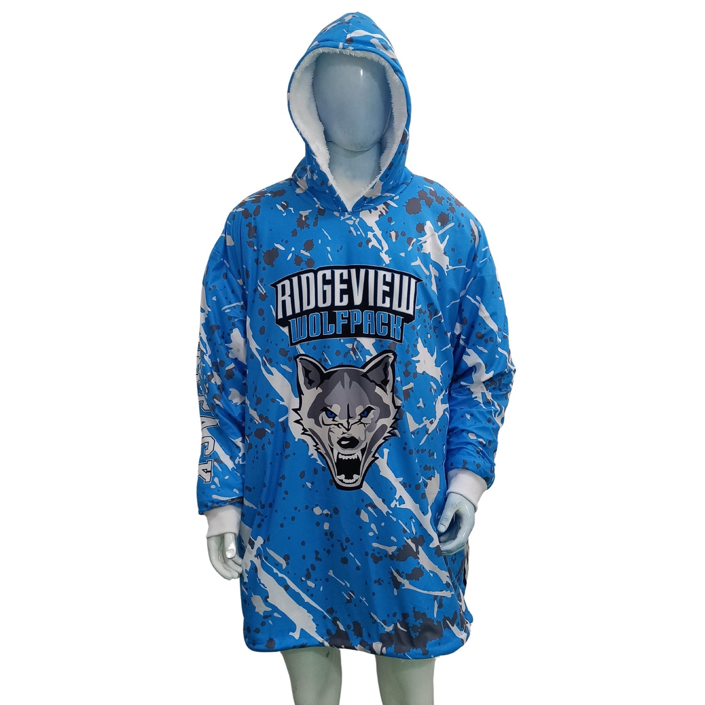 Custom Wearable Blanket, Cozy Hoodie blanket with sleeves, Fleece hooded blanket with sleeves, personalized blanket with sleeves, snuggie