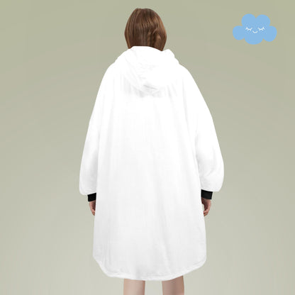 Alien Kewpie Hooded Blanket - Unisex Outer Space Hoodie