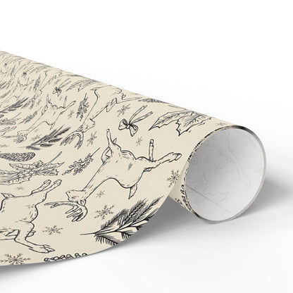 Christmas Drawing Gift Wrapping Papers - Holiday Gift Wrap