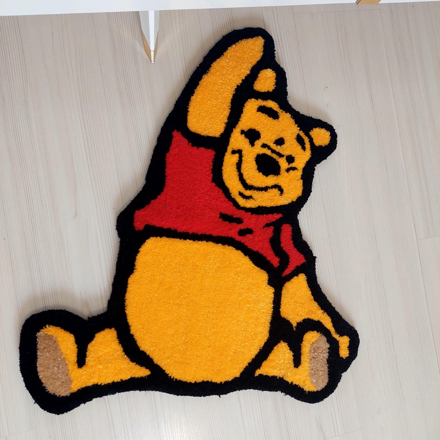 Winnie Rug,Tufted Rug,Handmade Rug,Cartoon Rug,The Pooh Tufted Rug,Kids Room Rug,Cute Rug, Custom Rug,Area Rug,Gift For Kids,Baby Room Rug