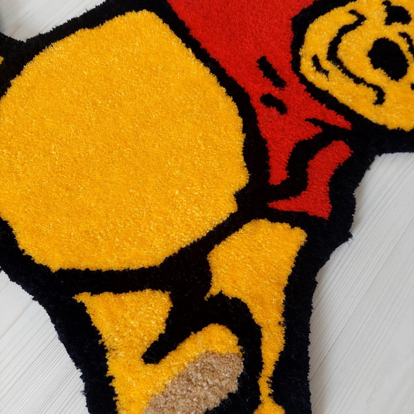 Winnie Rug,Tufted Rug,Handmade Rug,Cartoon Rug,The Pooh Tufted Rug,Kids Room Rug,Cute Rug, Custom Rug,Area Rug,Gift For Kids,Baby Room Rug