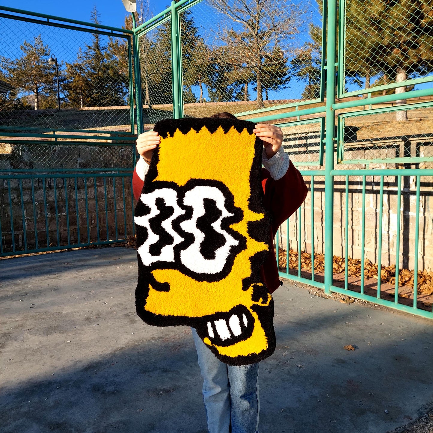 Simpsons Rug,Movie Rug,Tufted Rug,Cool Rugs,Nursery Rug,Unique Rugs,Nursery Decor,Gift for HerAnime Rug,Handmade Rug,Custom Rug,Area Rug