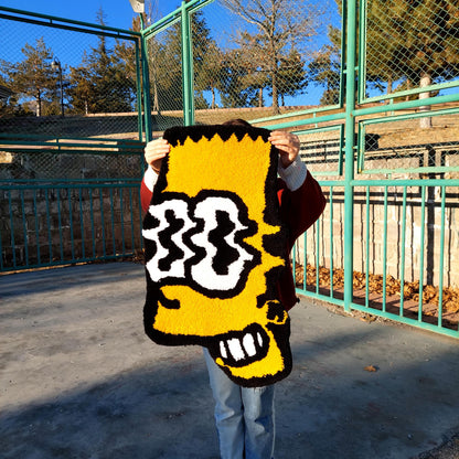 Simpsons Rug,Movie Rug,Tufted Rug,Cool Rugs,Nursery Rug,Unique Rugs,Nursery Decor,Gift for HerAnime Rug,Handmade Rug,Custom Rug,Area Rug