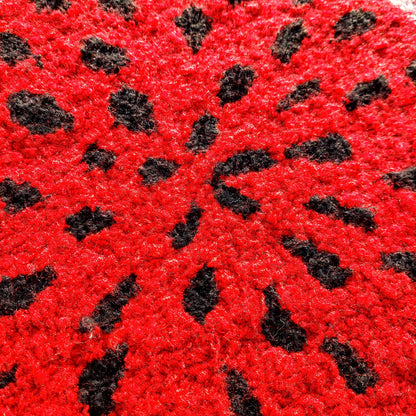 Watermelon Tufted Rug,Hand Tufted Fruit Rug,Custom Rug,Handmade Rug,Kitchen Rug,Area Rug,Home Decor,Living Room Rug,Cool Rug,Modern Rug